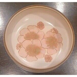 Denby England Gypsy" Large 7" Floral Serving Bowl Design I